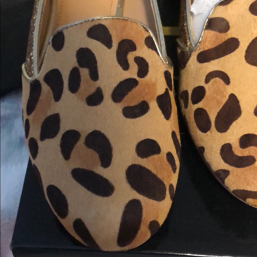 🎉HOST PICK🎉 IMAN Leopard Glitter Flats - Picture 3 of 6